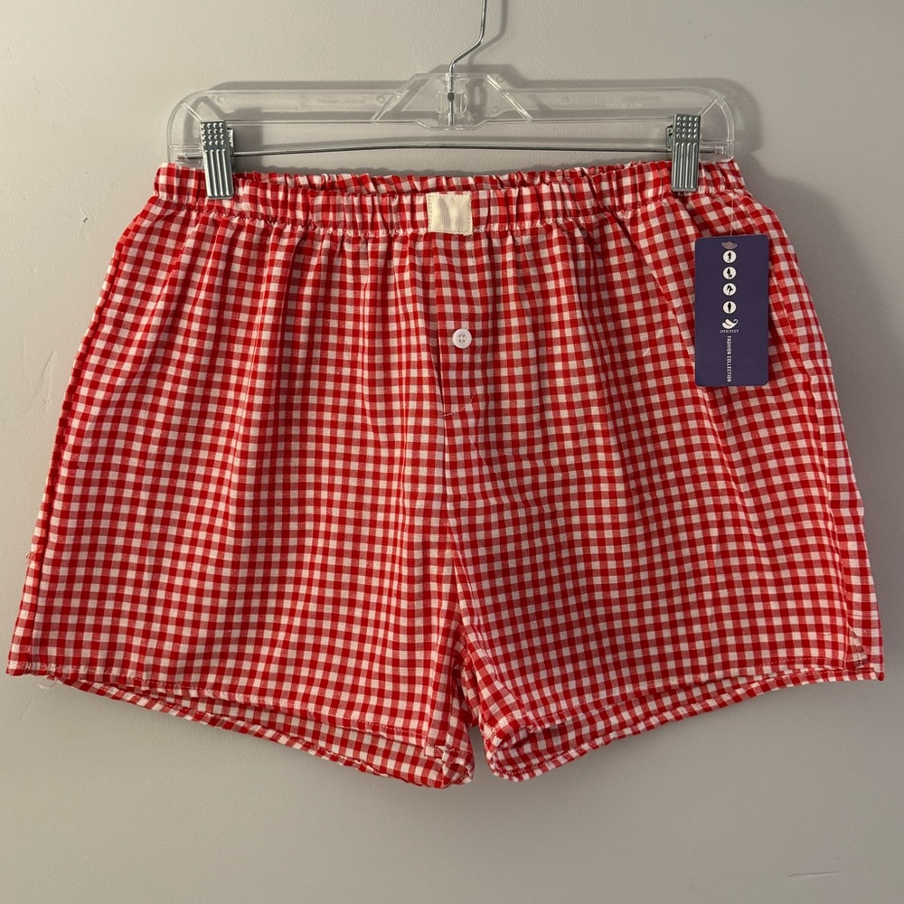 Gingham Women’s Boxer Shorts
